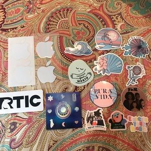 Set of 25 Brand Name Stickers